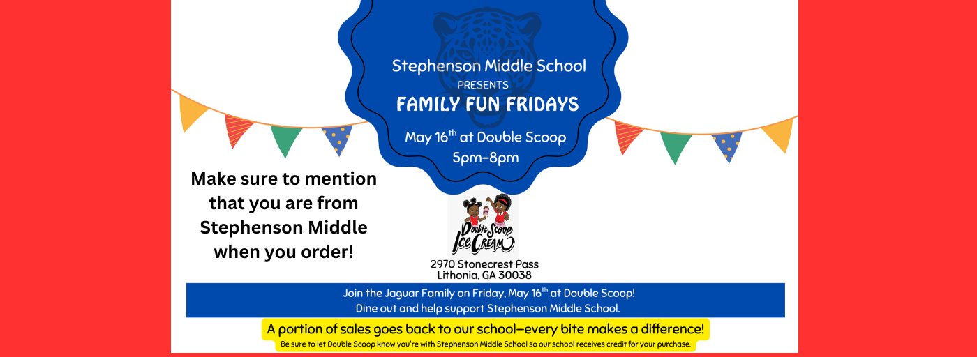 family fun night @ double scoops on may 16
